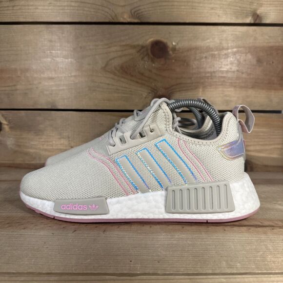 Women’s Size 7 - Adidas NMD R1 “Bliss Pink” Comfort Running Sneakers GW9473 READ - Picture 2 of 12